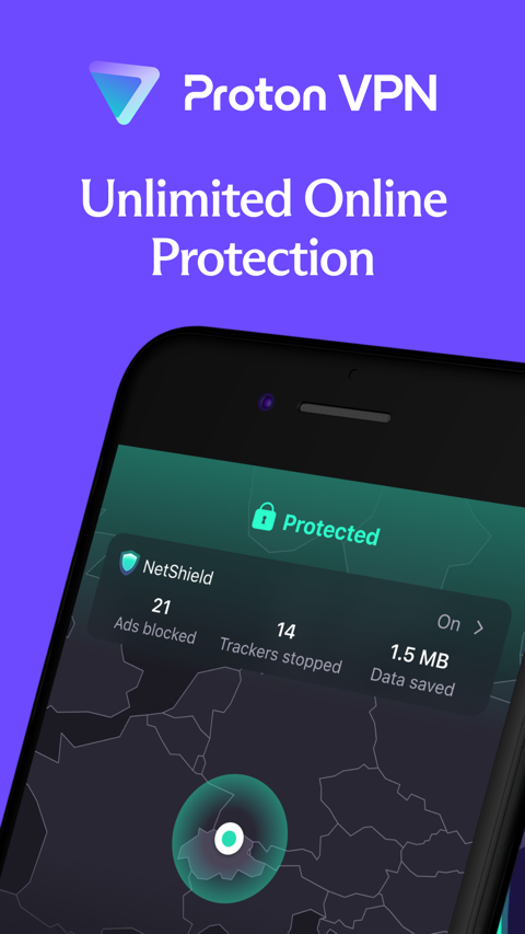 Включённое подключение на снимке издателя. Proton VPN.